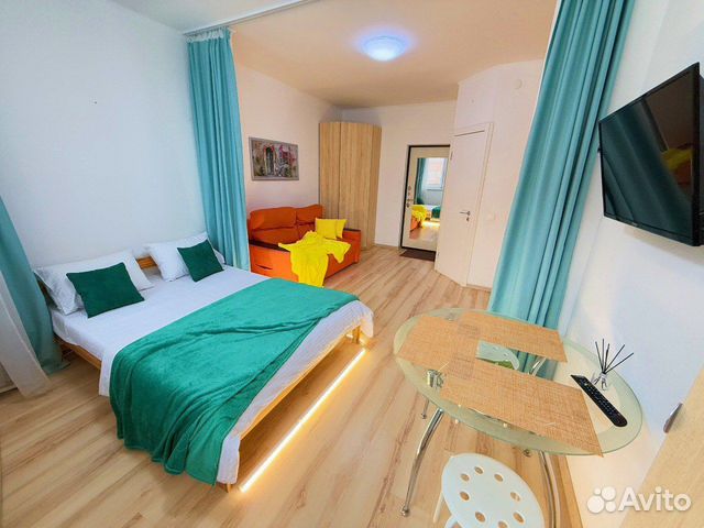 

Квартира-студия, 26 м², 2 кровати