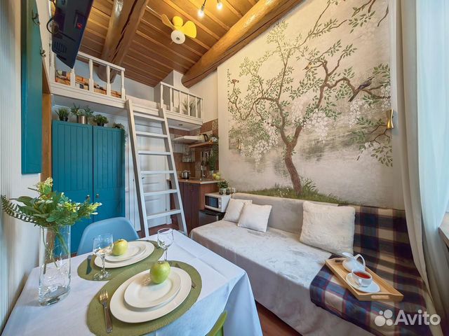 

Квартира-студия, 18 м², 2 кровати