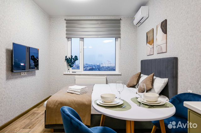 

Квартира-студия, 25 м², 1 кровать