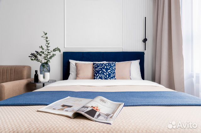 

Квартира-студия, 30 м², 2 кровати