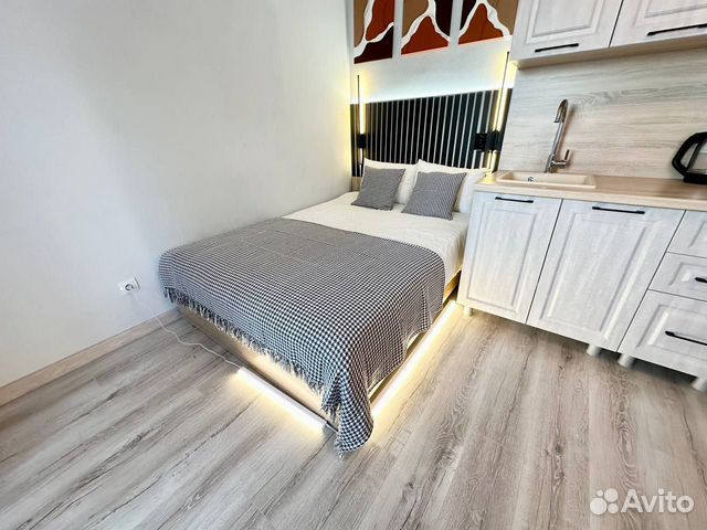 

Квартира-студия, 34 м², 2 кровати