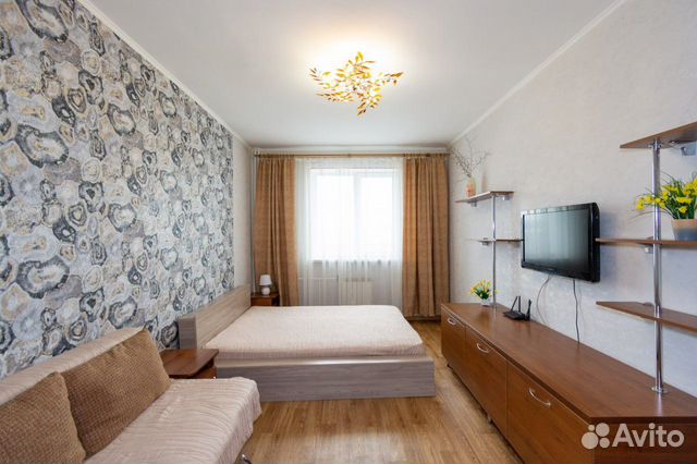 

1-к. квартира, 55 м², 3 кровати