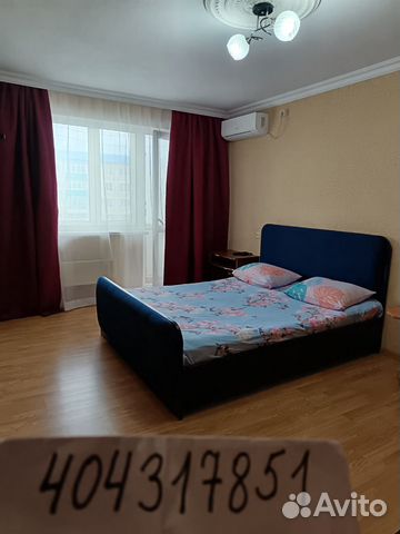 

1-к. квартира, 42 м², 2 кровати