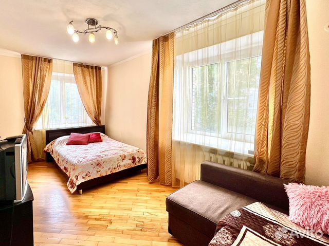 

1-к. квартира, 42 м², 2 кровати