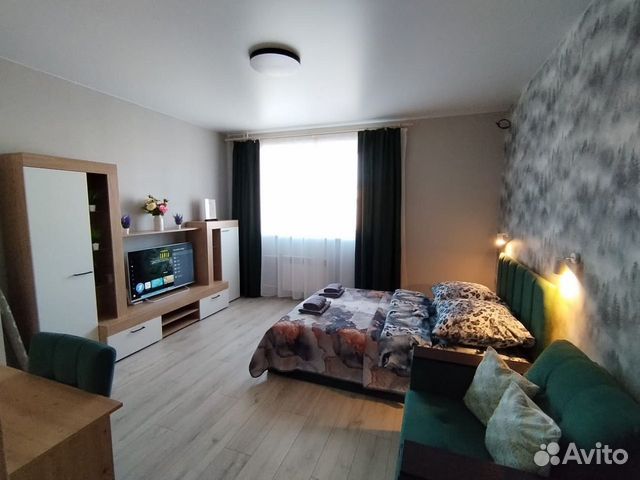 

1-к. квартира, 41 м², 2 кровати