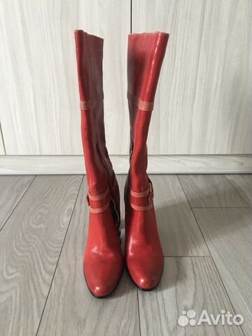 Сапоги кожаные новые Италия Сапоги кожаные новые Италия