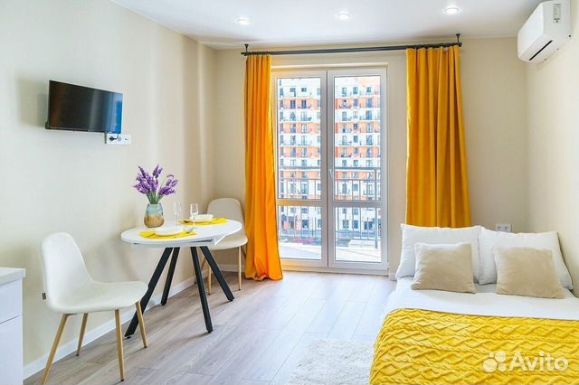 

Квартира-студия, 26 м², 2 кровати