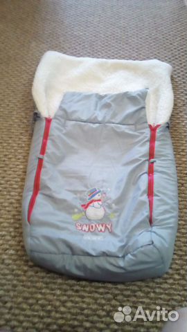 Меховой конверт мешок