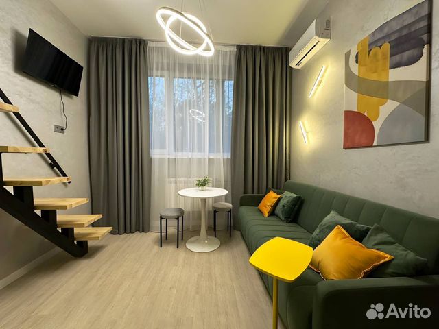 

Квартира-студия, 28 м², 2 кровати