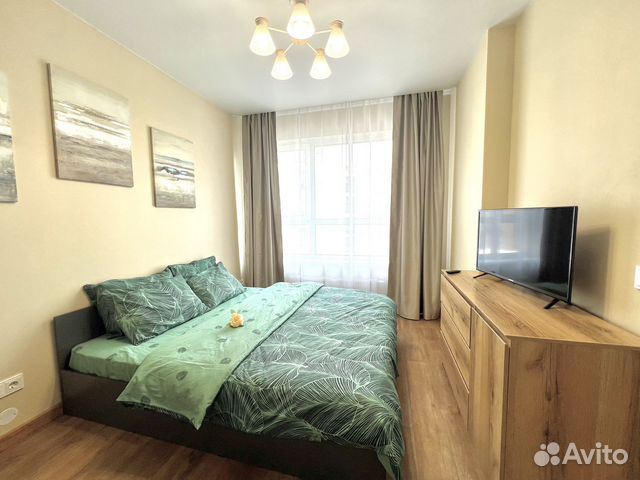 

1-к. квартира, 45 м², 3 кровати