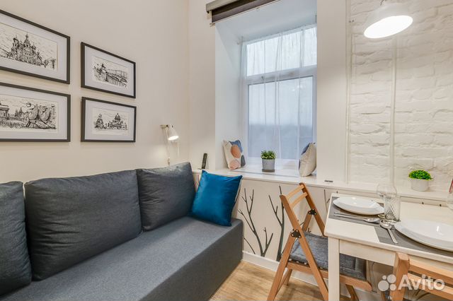 

Квартира-студия, 14 м², 2 кровати