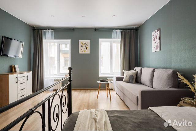 

1-к. квартира, 44 м², 3 кровати