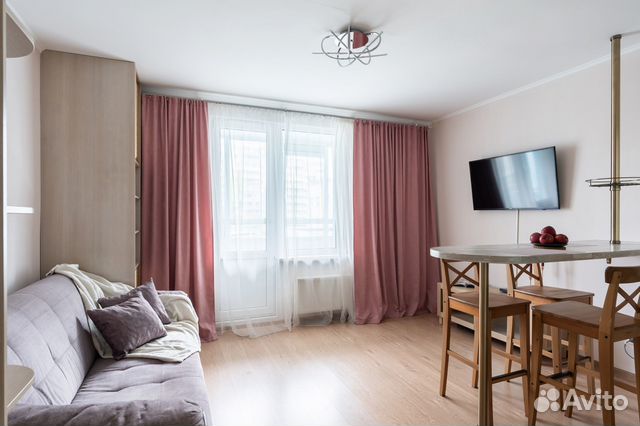 

Квартира-студия, 25 м², 1 кровать