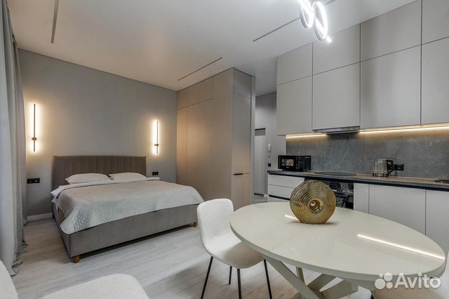 

Квартира-студия, 38 м², 1 кровать