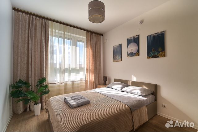 

1-к. квартира, 35 м², 2 кровати