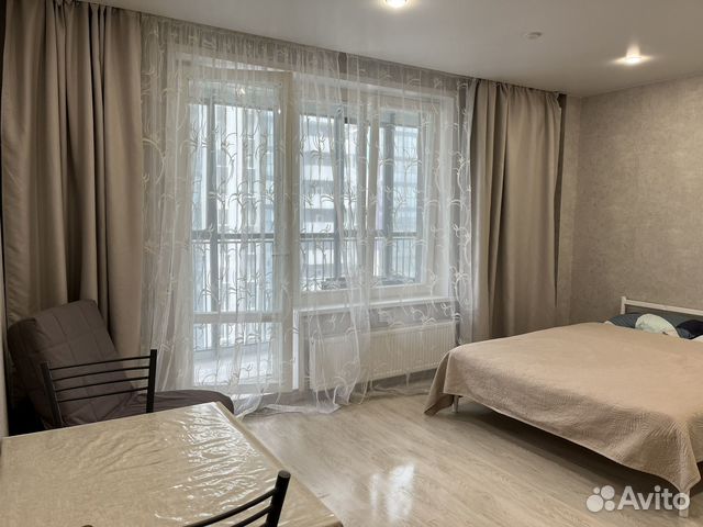 

Квартира-студия, 27 м², 2 кровати