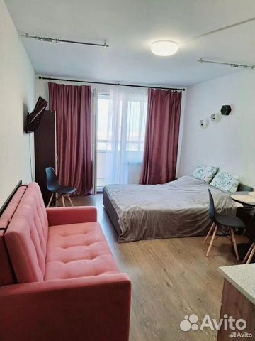 

Квартира-студия, 25 м², 2 кровати