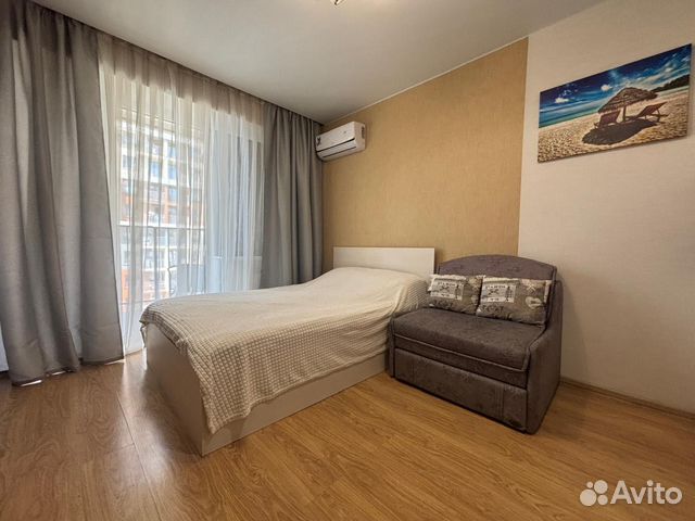

Квартира-студия, 24 м², 2 кровати