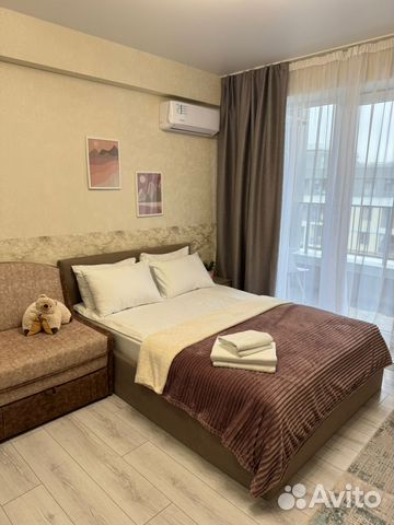 

Квартира-студия, 23 м², 2 кровати