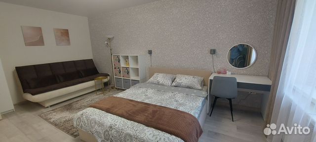 

1-к. квартира, 45 м², 2 кровати