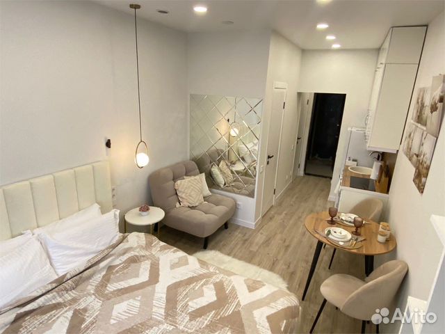 

Квартира-студия, 20 м², 1 кровать