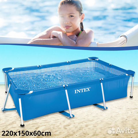 Бассейн intex прямоугольный 220х150х60 Бассейн intex прямоугольный 220х150х60