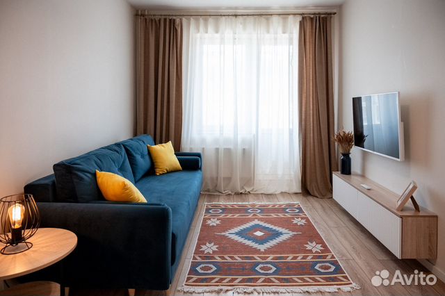 

1-к. квартира, 34 м², 2 кровати