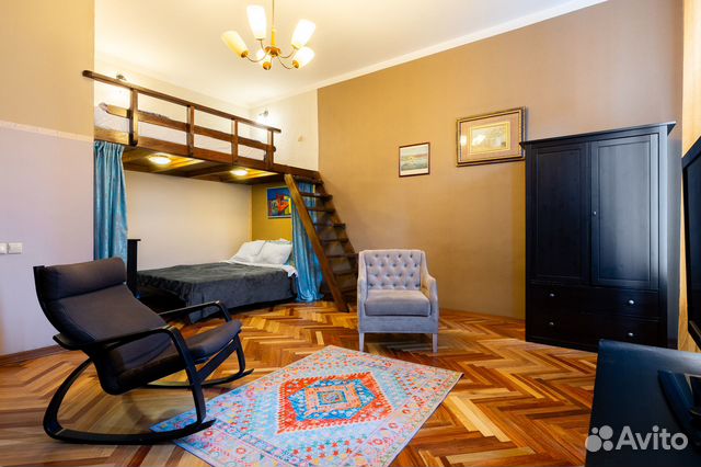 

1-к. квартира, 45 м², 3 кровати