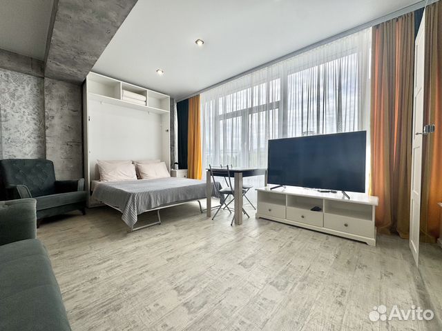 

Квартира-студия, 35 м², 2 кровати