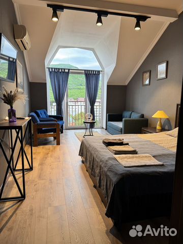 

1-к. квартира, 52 м², 2 кровати