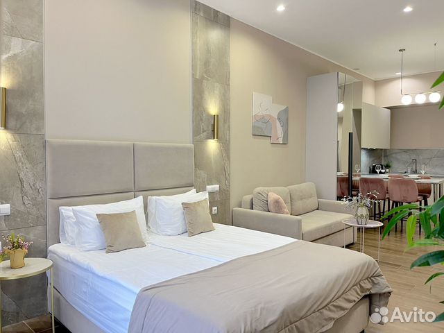 

Квартира-студия, 40 м², 2 кровати