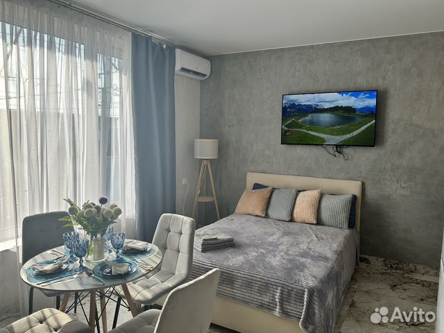 

Квартира-студия, 33 м², 2 кровати