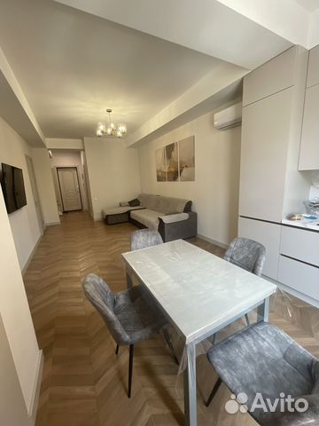 

1-к. квартира, 60 м², 2 кровати