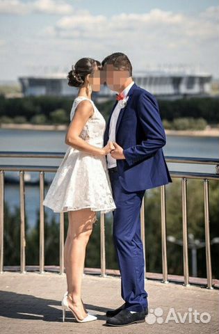 Свадебное или Выпускное короткое платье Свадебное или Выпускное короткое платье