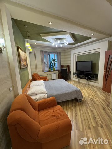 

1-к. квартира, 55 м², 3 кровати