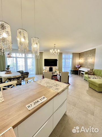 

2-к. квартира, 101 м², 3 кровати