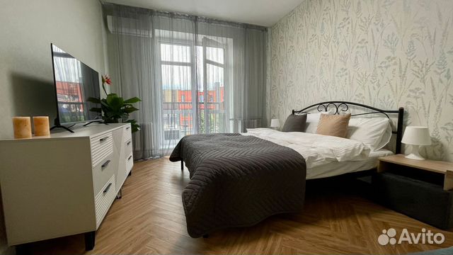 

1-к. квартира, 44 м², 2 кровати