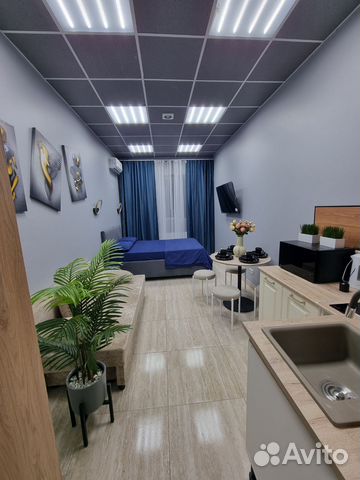 

Квартира-студия, 24 м², 2 кровати