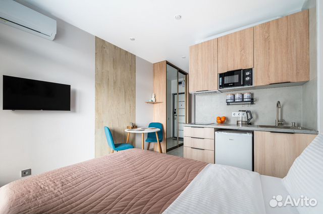 

Квартира-студия, 18 м², 1 кровать