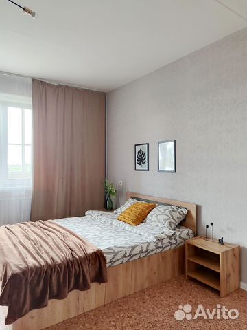 

1-к. квартира, 42 м², 3 кровати