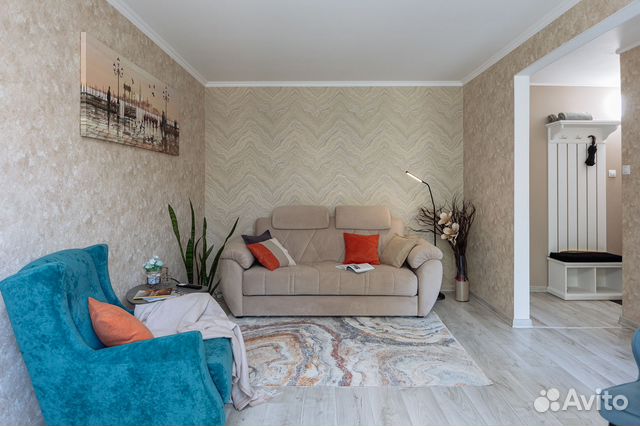 

2-к. квартира, 44 м², 2 кровати