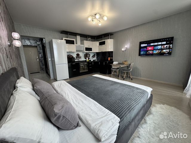 

Квартира-студия, 33 м², 1 кровать