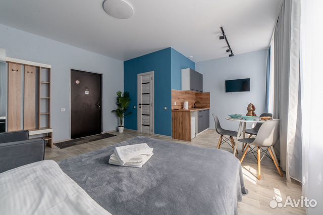 

Квартира-студия, 26 м², 2 кровати