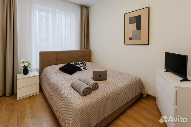 

2-к. квартира, 45 м², 2 кровати