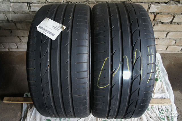 Летние шины бу R19 255/35/19 Bridgestone RFT пара