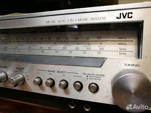 JVC Mf-33 3 в 1 система 1978