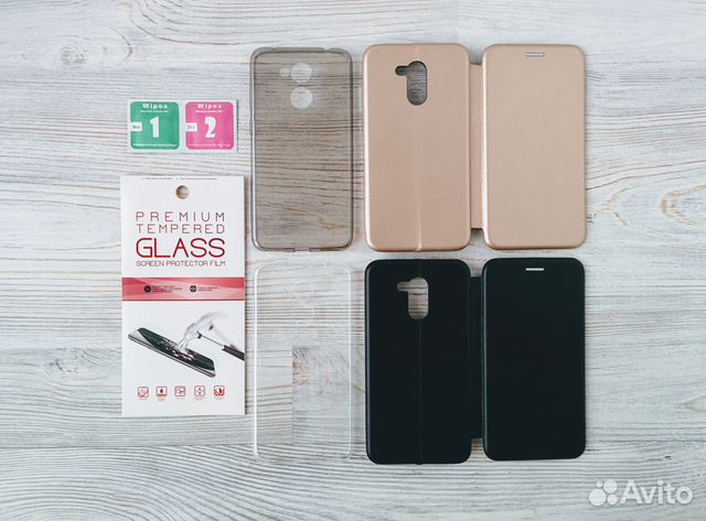 На Huawei 6c pro защитное стекло и чехлы