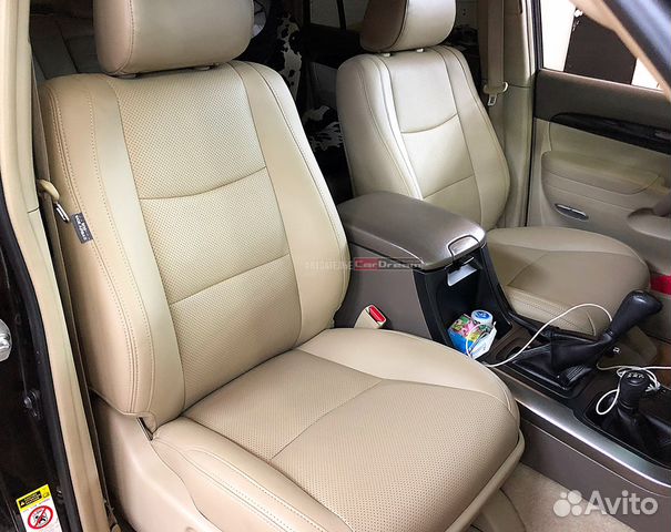 Кожаный салон Toyota Land Cruiser Prado 120