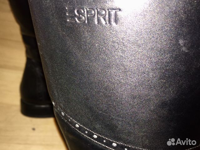 Сапоги кожаные Esprit