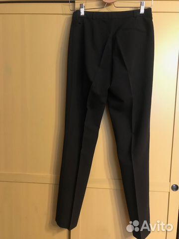 Прямые черные брюки TopShop